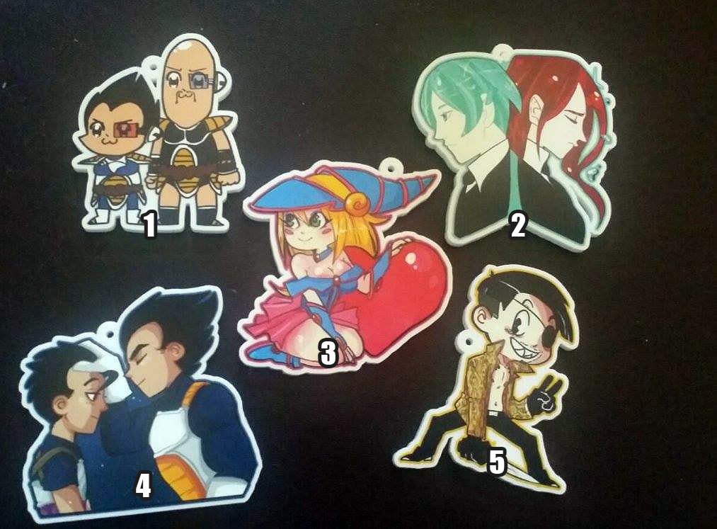 Image of 2018 acrylic charms