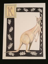 Image 1 of “K” (kangaroo)