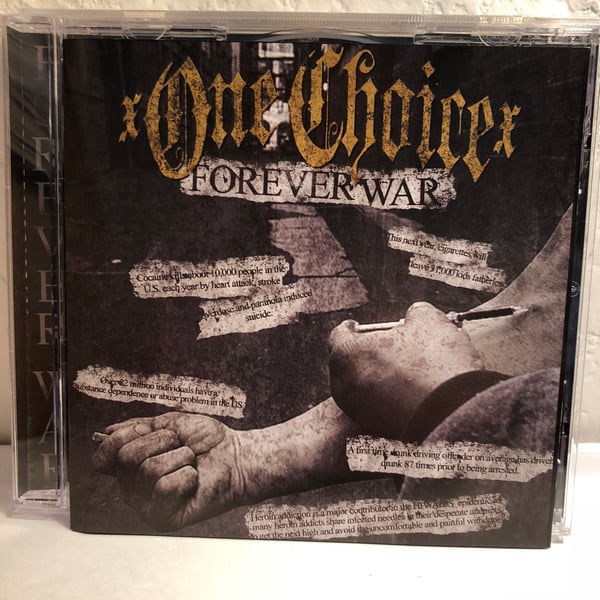 Image of One Choice ‘Forever War’ full length CD on Seventh Dagger Records