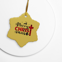 Image 3 of Ceramic ornament (Merry CHRIST- mas)