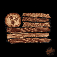 Natural Wood TN Flag 