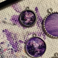 Image 3 of Violet Ravines Charm Keychain