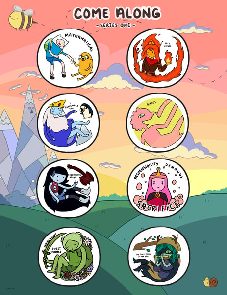 Image of Adventure Time Sticker Sheet