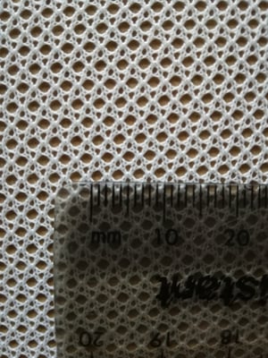 Image of Firm mesh, TF 111, White, 110cm wide, small hole mesh