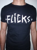 Image of Flicks white logo tee