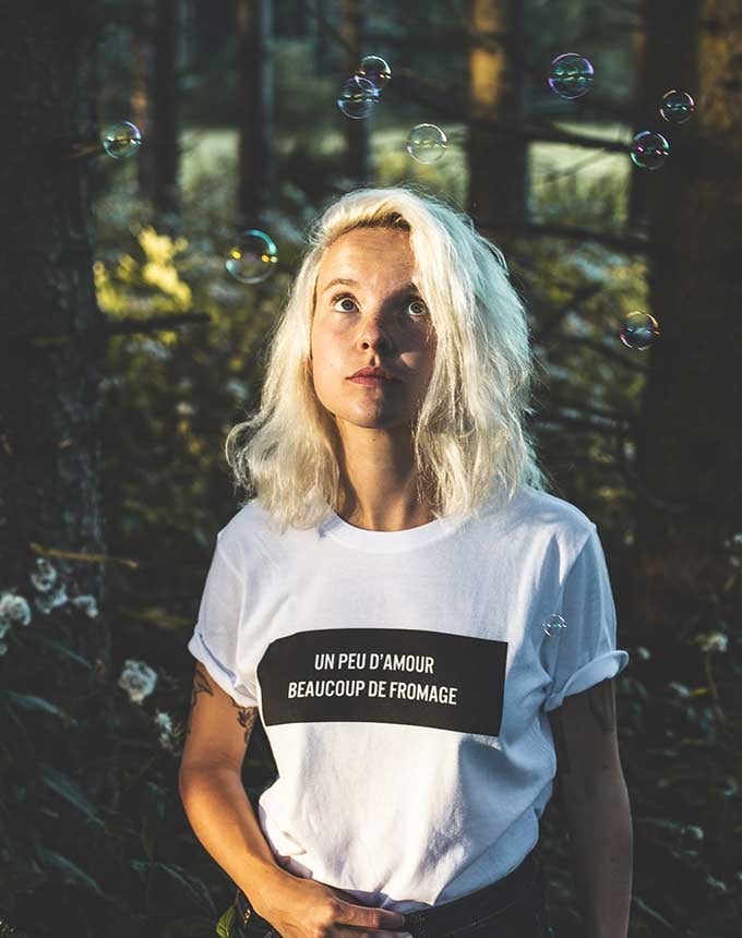 Image of Tee-Shirt Un peu d'amour par Cécile COULON