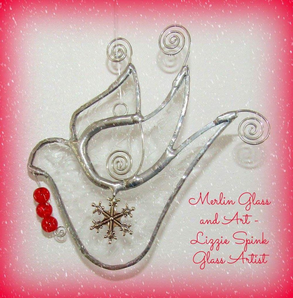 Image of Christmas Dove - made to order