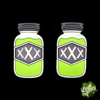 Mini Mason Jars V2 Neon Green