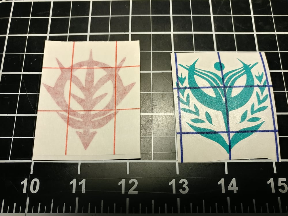 Image of Gundam: Zeon and EFF stickers