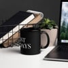 Vagrant Saturdays Black Glossy Mug