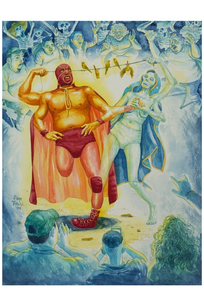 Image of La Madre de Luchador (Wrestler’s Mother) Print