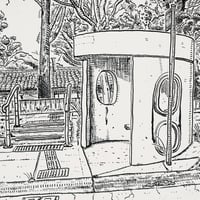 Image 2 of Original Drawing of Cook, Lyttleton Crescent bus shelter