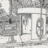 Original Drawing of Cook, Lyttleton Crescent bus shelter Image 2