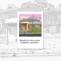 Image 3 of Original Drawing of Caley Crescent, Narrabundah bus shelter