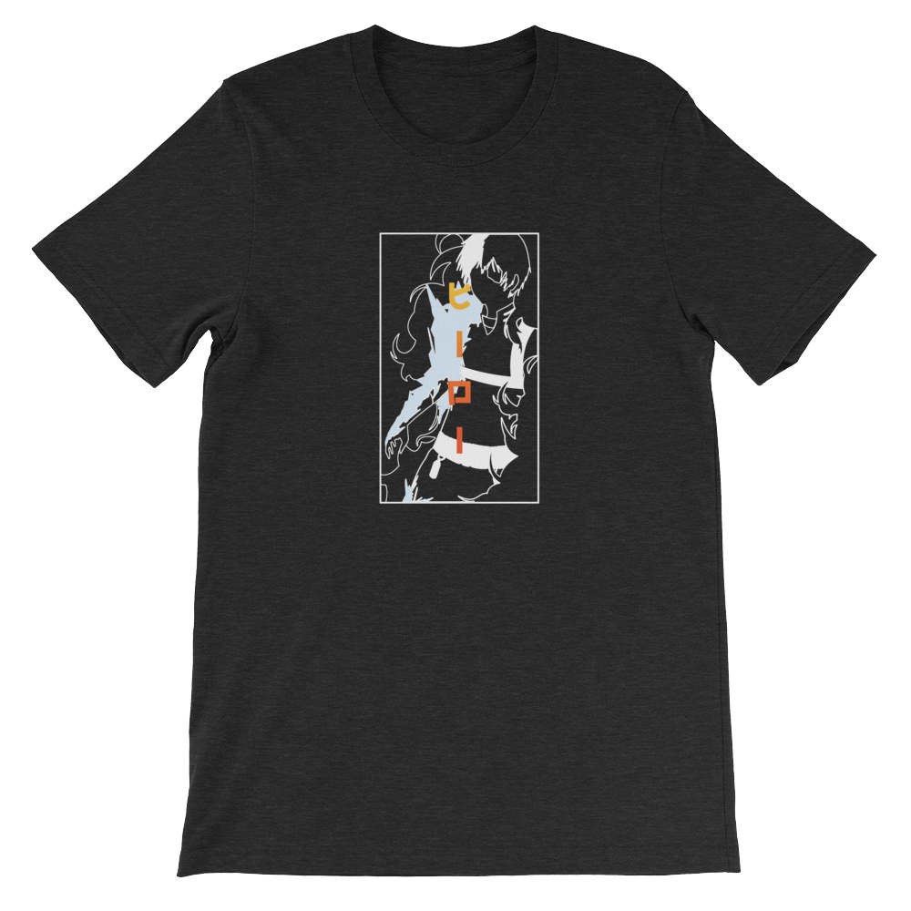 Image of Todoroki "Hero" T-Shirt (Black Heather)