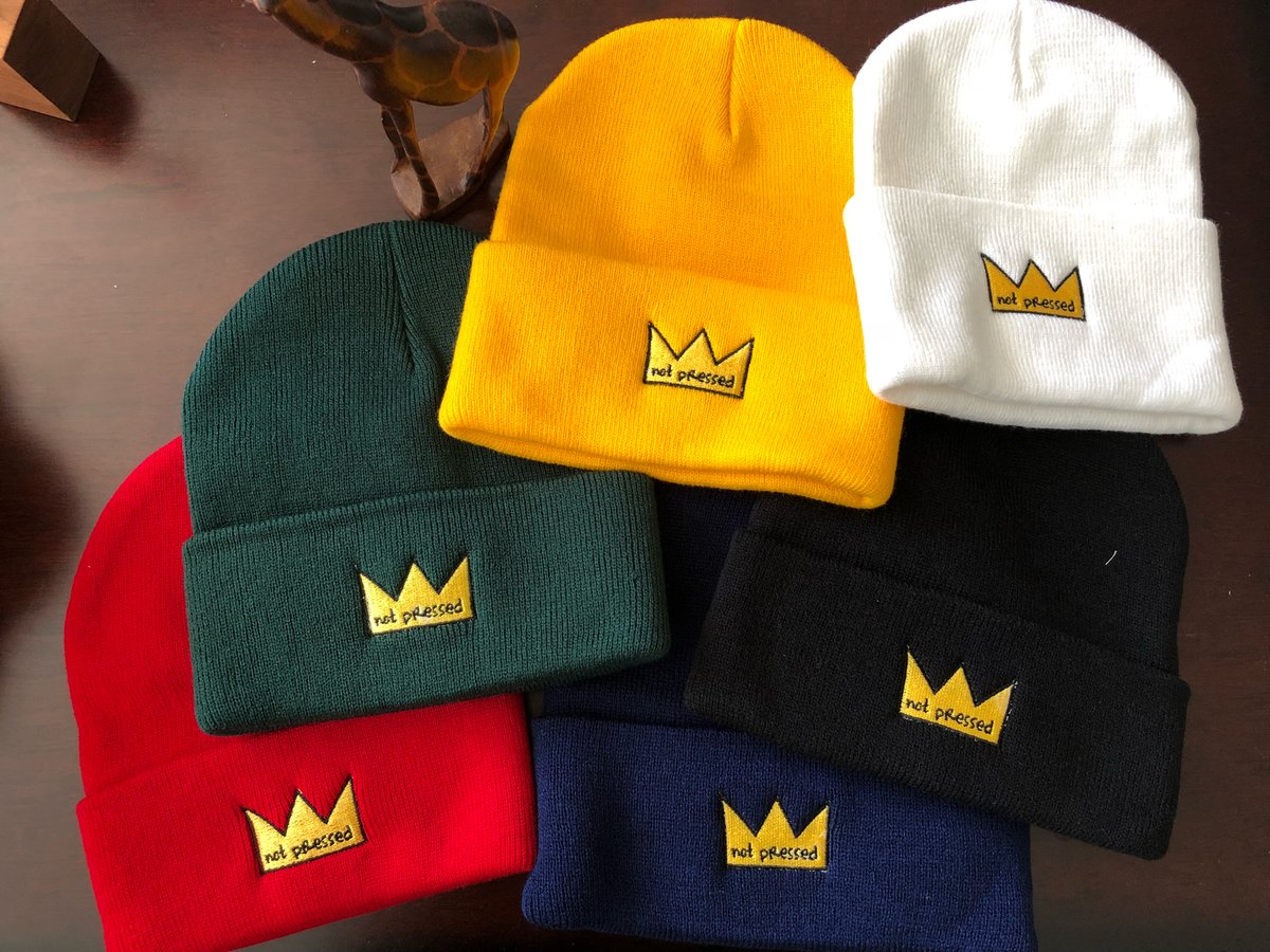 Image of Not Pressed Crown -Knit Hat