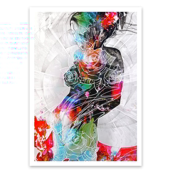 Image of Holding You Close To My Heart - OPEN EDITION PRINT - FREE WORLDWIDE SHIPPING