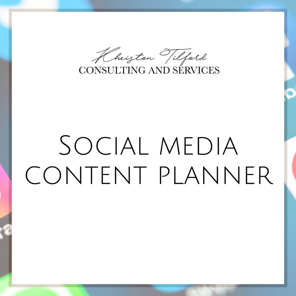 Image of Social Media Content Planner