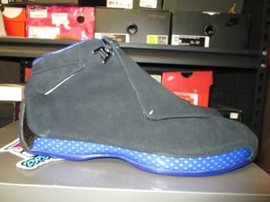 Image of Air Jordan XVIII (18) Retro "Black/Royal" 2018