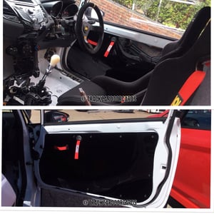 Image of Ford Fiesta mk7/7.5- Perpsex Window Setup - Track Car Door Cards