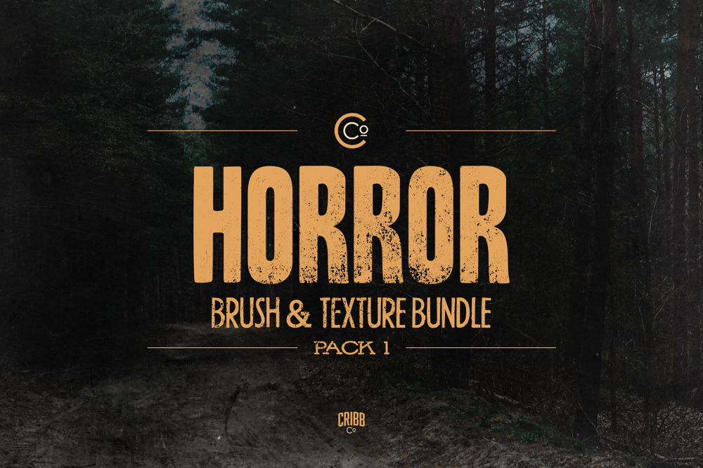 Image of Horror Brush & Texture Bundle Pack 1