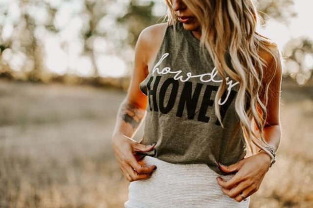 Image of Howdy Honey Cropped Tank
