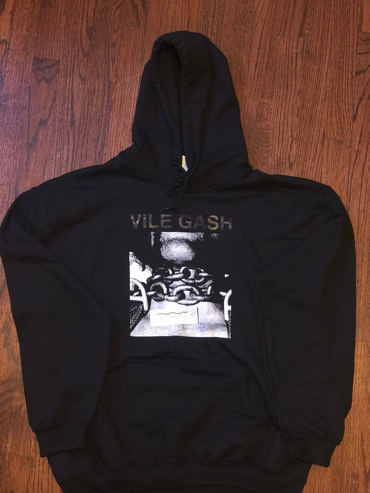 Image of Vile Gash - “Nightmare In A Damaged Brain” hooded sweatshirt