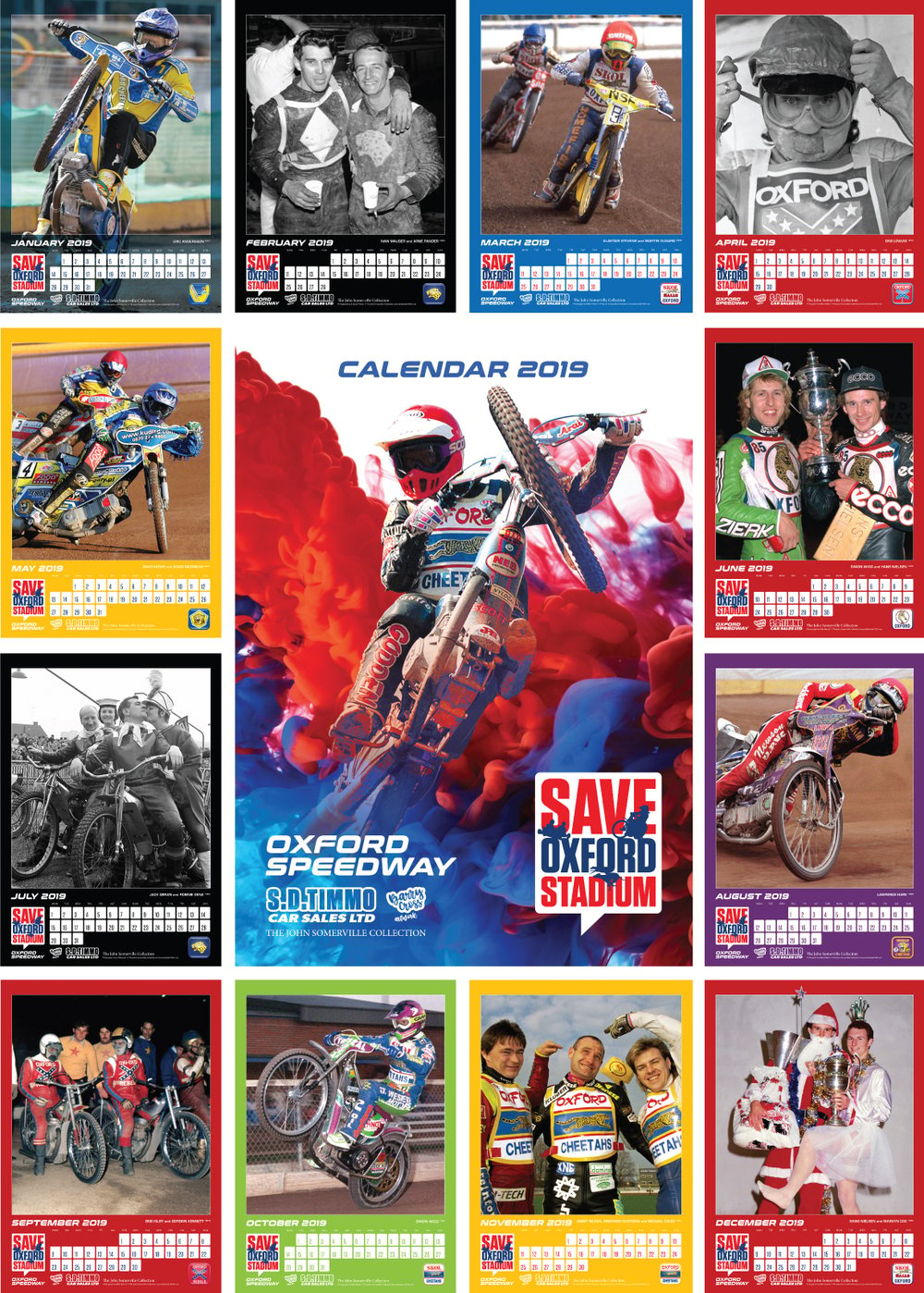 Image of Save Oxford Stadium Calendar 2019