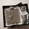 Initial Rhinestone Bling Flask. 