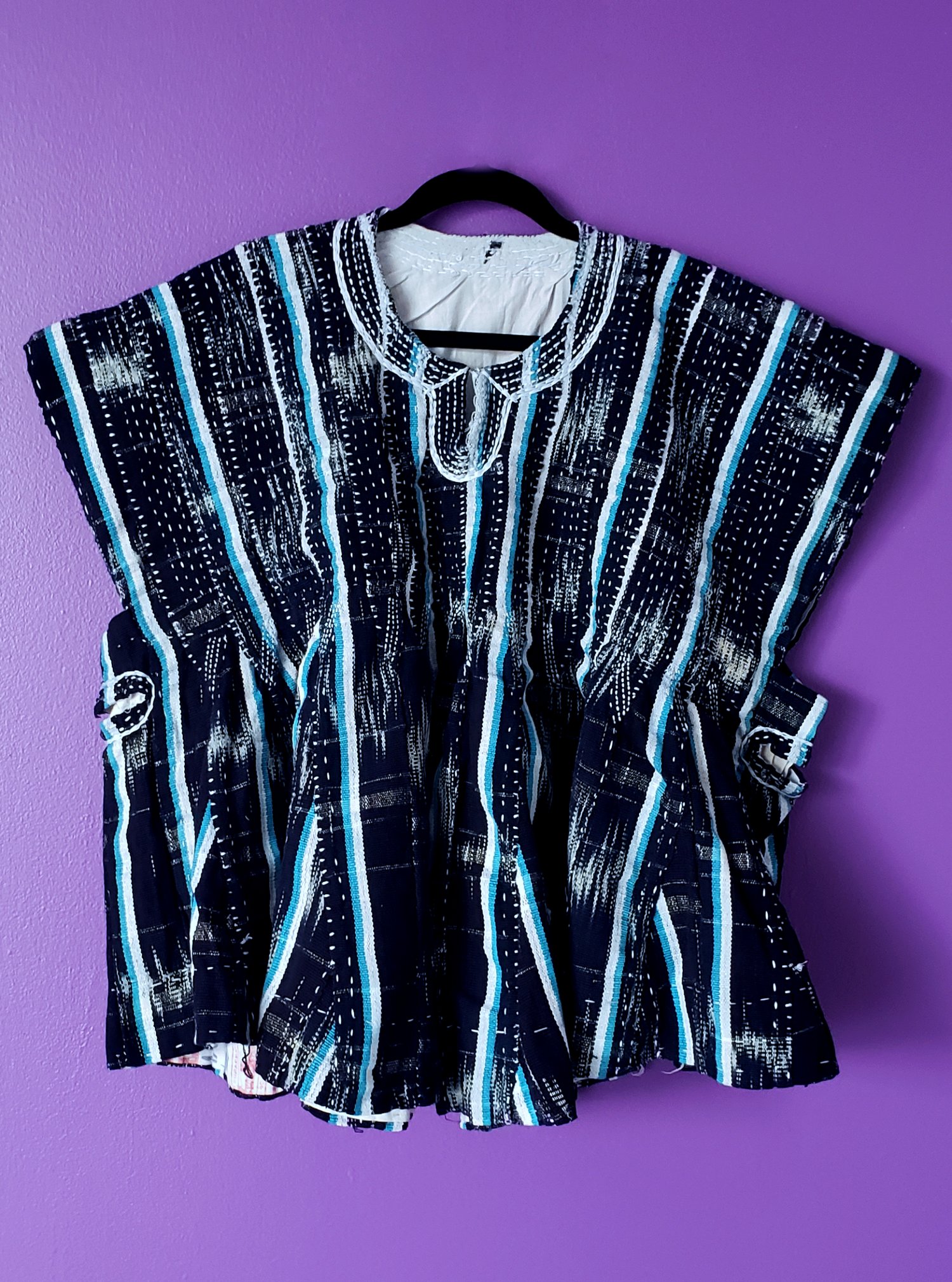 Image of Yao Striped Woven Smock