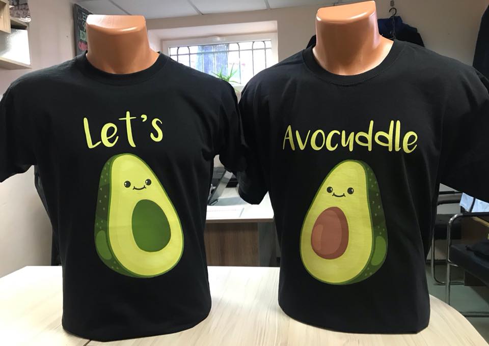 Image of Let's avocuddle / Cute couples tees / Avocado Love Shirts