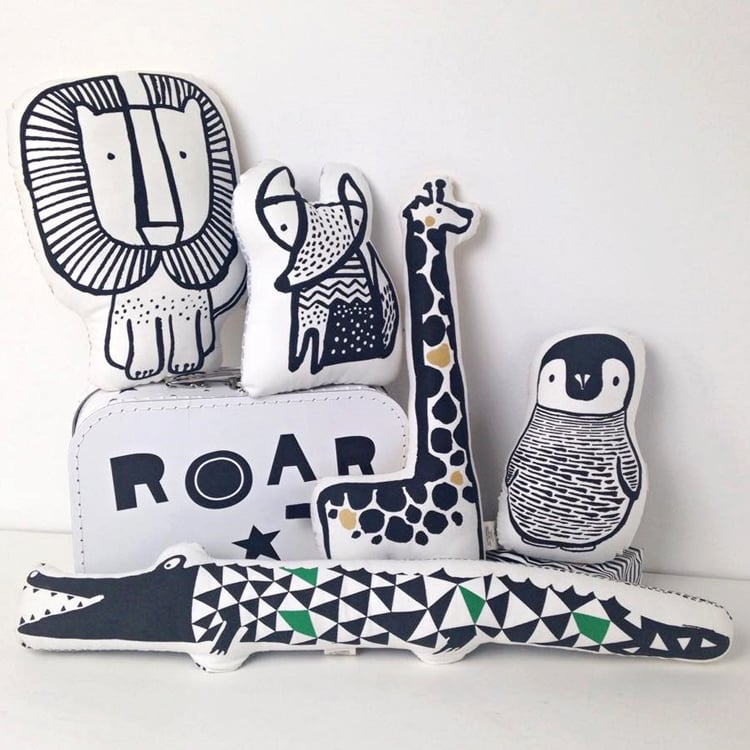 Wee Gallery Nursery Friends Cushions | London Mummy | Stylish, luxury gifts  for babies and children.