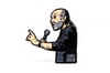 George Carlin - Jammin’ in New York Enamel Pin