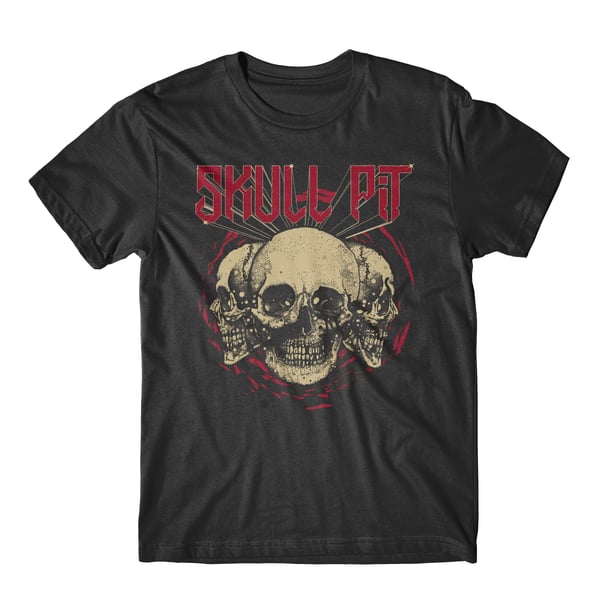 Image of Skull Pit 3 Skulls T-Shirt