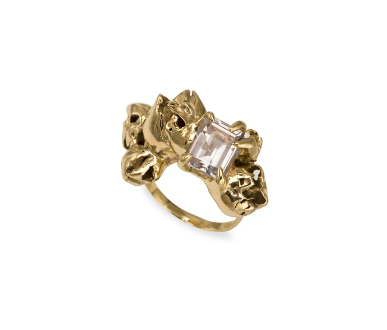 Image of Killiecrankie Diamond Cluster Cocktail Ring 