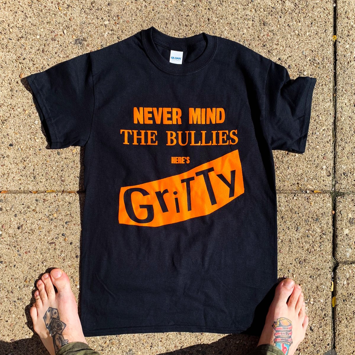 Image of Nevermind the Bullies.... Here's Gritty Shirt and Crewneck