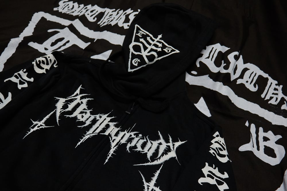 Image of Abominations Zipped Hoodie.