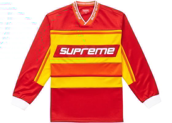 Image of Supreme Warm Up Hockey Jersey (Red)