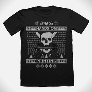 Image of Hands on Printing Christmas T-Shirt 