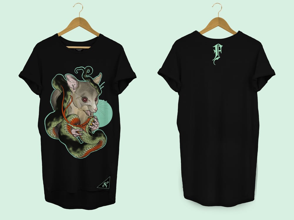 Image of Possum vs Snake Tall Tee