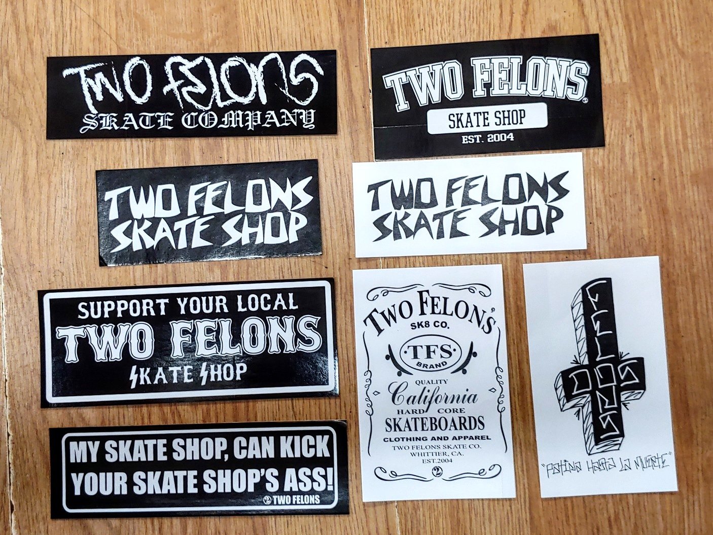 Two Felons Sticker pack | Two Felons Skate Shop