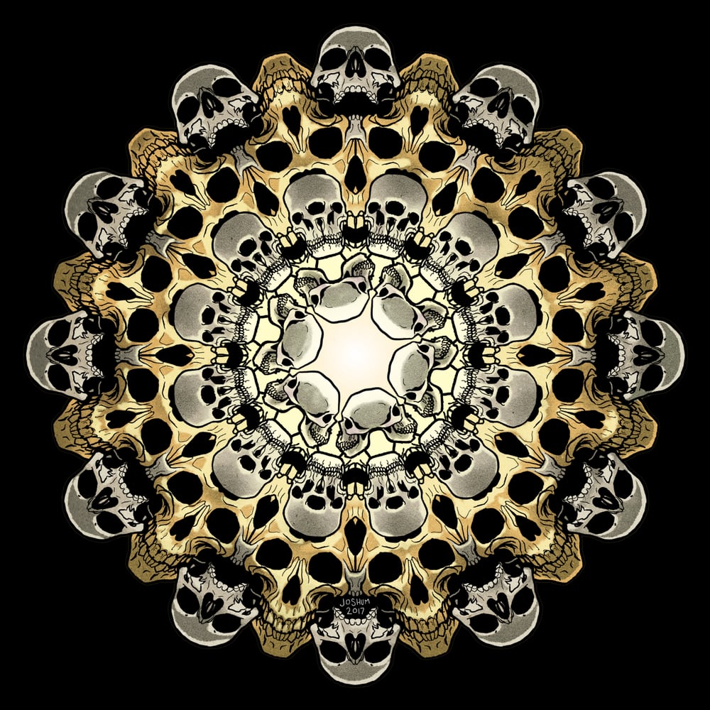 Download Skull Mandala 2 5 X5 Mounted Print Joshum HD Wallpaper Skull Mandala 2 5 X5 Mounted Print Joshum HD