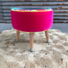 Beverley Glass top side table / Footstool 