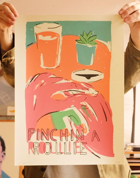 Image of 'Pinchin' A Rollie' Print 