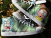 Rick & Morty custom Adidas superstar high