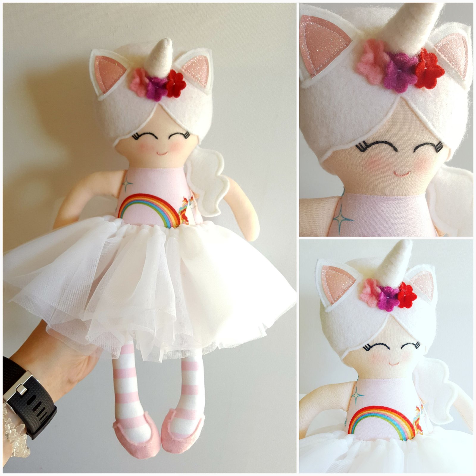 handmade unicorn doll