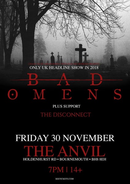 Image of The Anvil, Bournemouth w/ Bad Omens