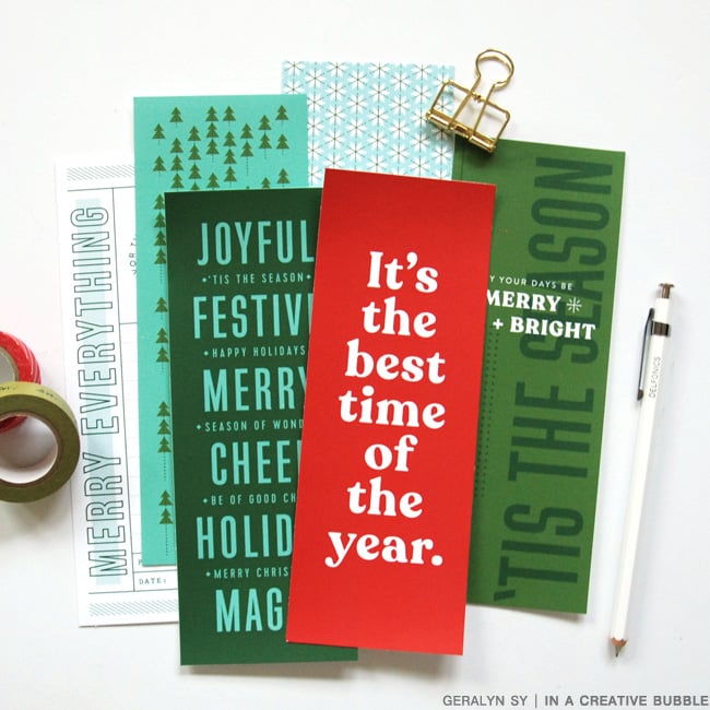 Image of 3x8 'Tis the Season Journaling Cards (Digital)