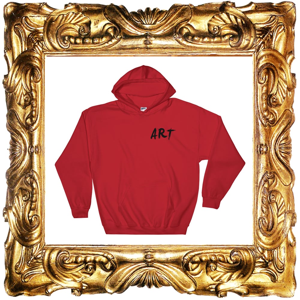 Image of Red Art Hoodies