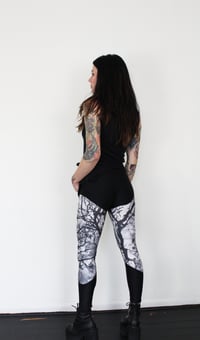 Image 3 of Abstract Forest Leggings